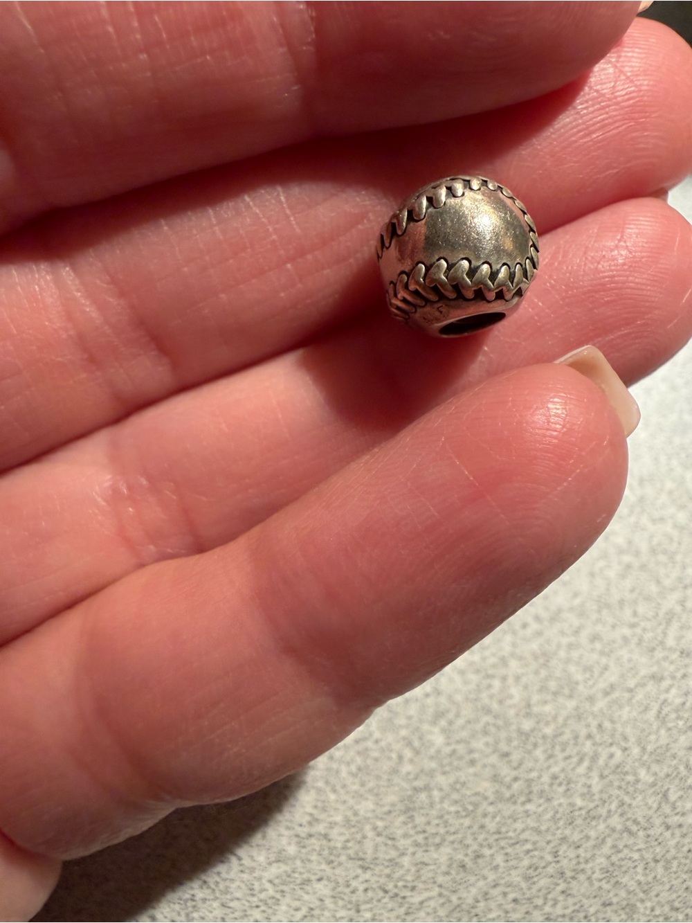 Pandora Retired Baseball Charm Bracelet Charm